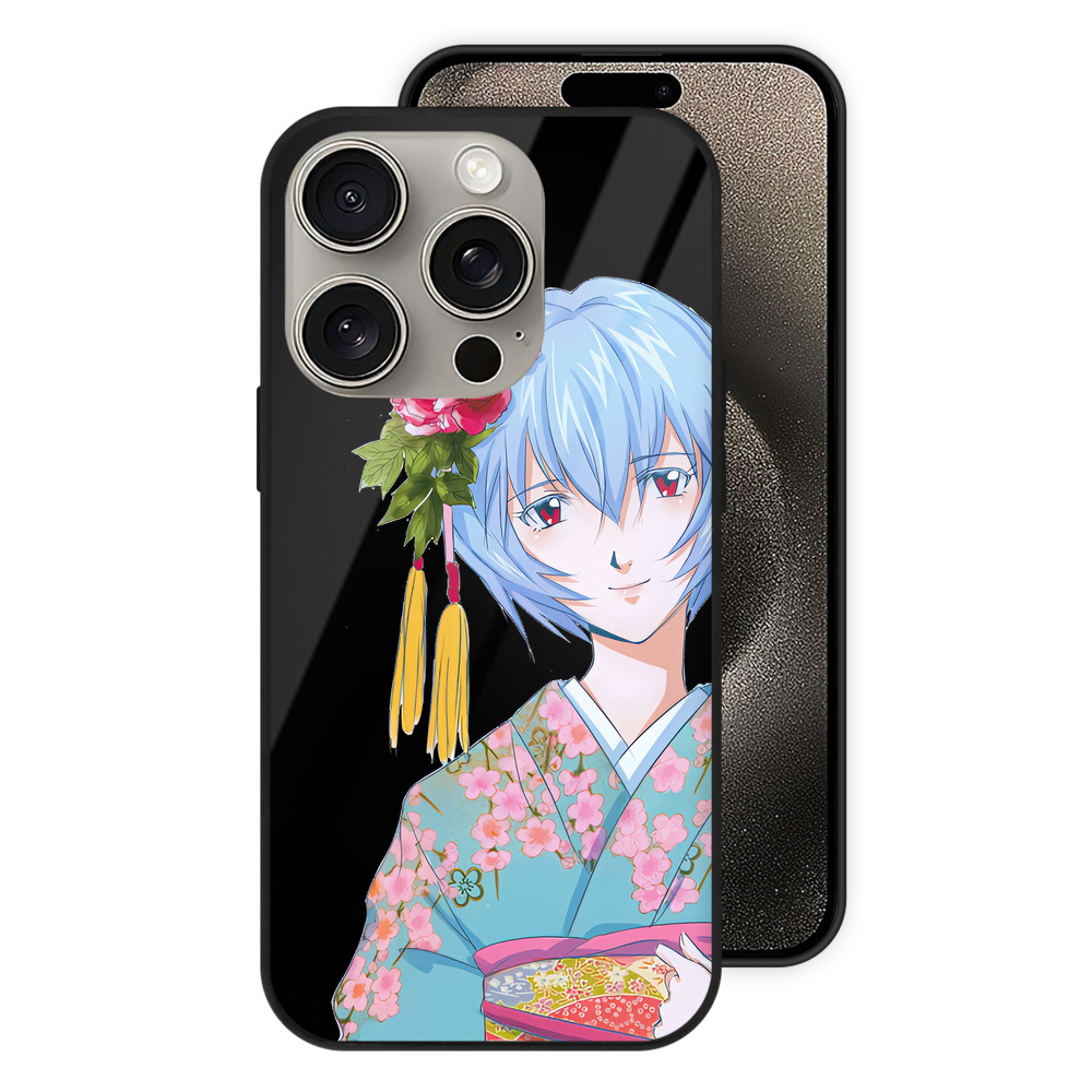 （画像用） EVA 新世紀エヴァンゲリオン 【iPhone15Pro対応】スマホケース 耐衝撃＆黄変防止 背面ガラス