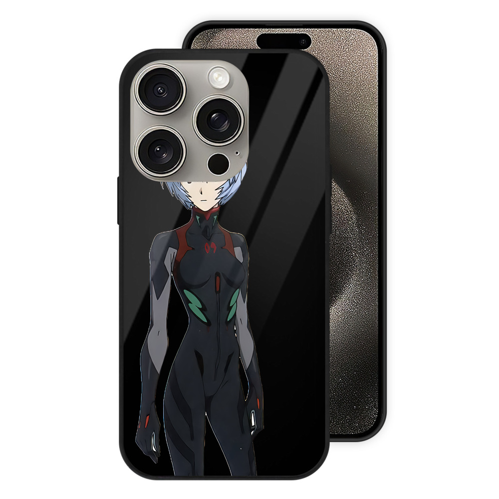 （画像用） EVA 新世紀エヴァンゲリオン 【iPhone15Pro対応】スマホケース 耐衝撃＆黄変防止 背面ガラス
