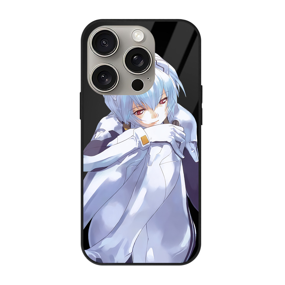 （画像用） EVA 新世紀エヴァンゲリオン 【iPhone15Pro対応】スマホケース 耐衝撃＆黄変防止 背面ガラス