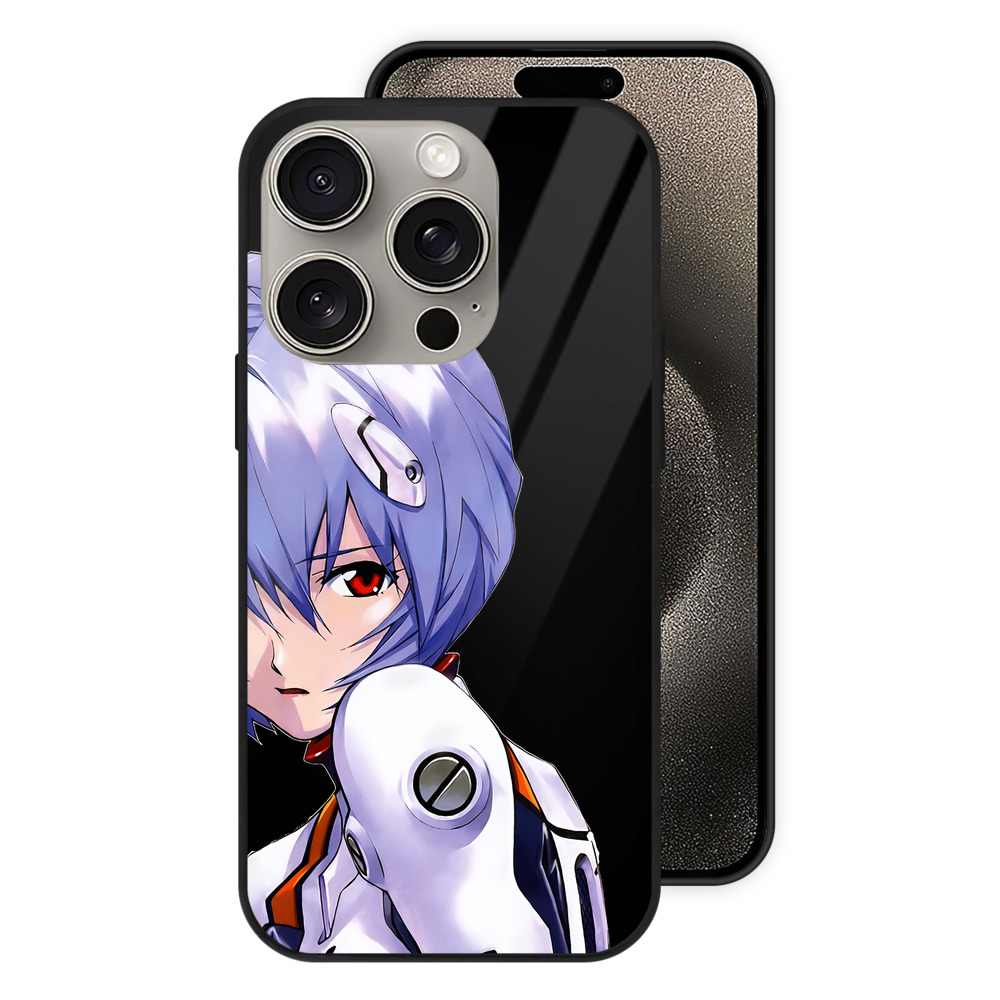 （画像用） EVA 新世紀エヴァンゲリオン 【iPhone15Pro対応】スマホケース 耐衝撃＆黄変防止 背面ガラス