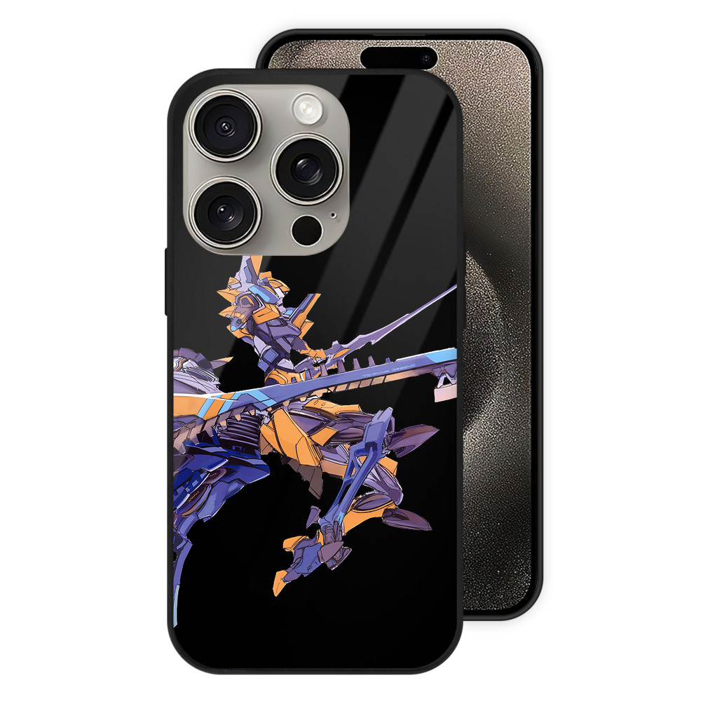 （画像用） EVA 新世紀エヴァンゲリオン 【iPhone15Pro対応】スマホケース 耐衝撃＆黄変防止 背面ガラス