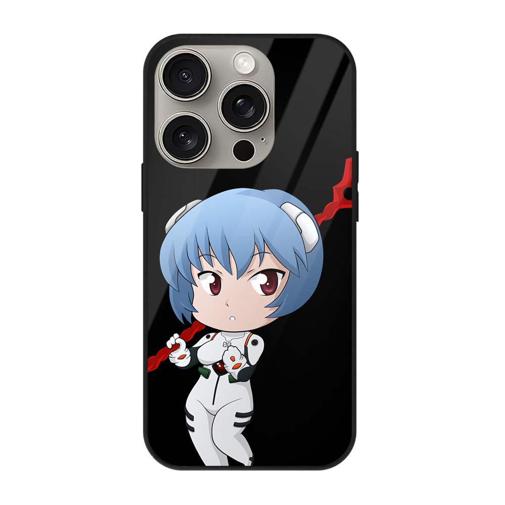 （画像用） EVA 新世紀エヴァンゲリオン 【iPhone15Pro対応】スマホケース 耐衝撃＆黄変防止 背面ガラス