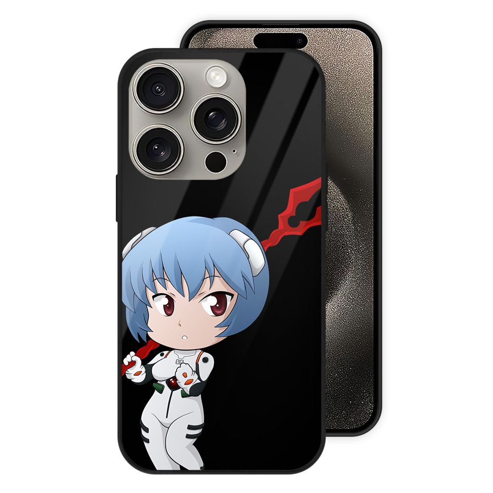 （画像用） EVA 新世紀エヴァンゲリオン 【iPhone15Pro対応】スマホケース 耐衝撃＆黄変防止 背面ガラス