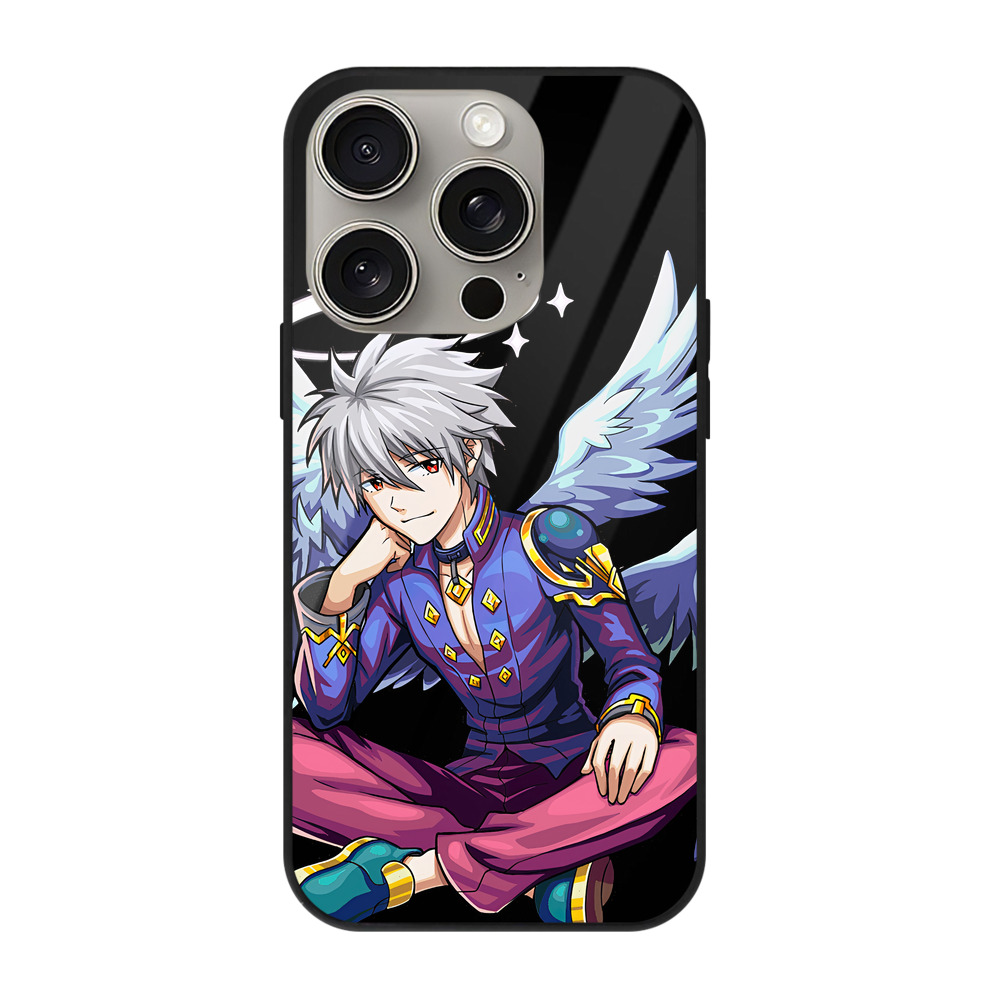（画像用） EVA 新世紀エヴァンゲリオン 【iPhone15Pro対応】スマホケース 耐衝撃＆黄変防止 背面ガラス