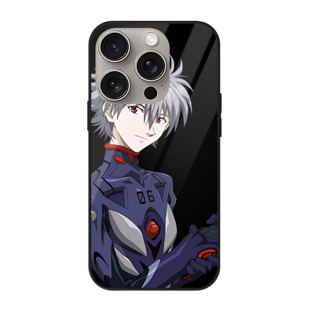 （画像用） EVA 新世紀エヴァンゲリオン 【iPhone15Pro対応】スマホケース 耐衝撃＆黄変防止 背面ガラス