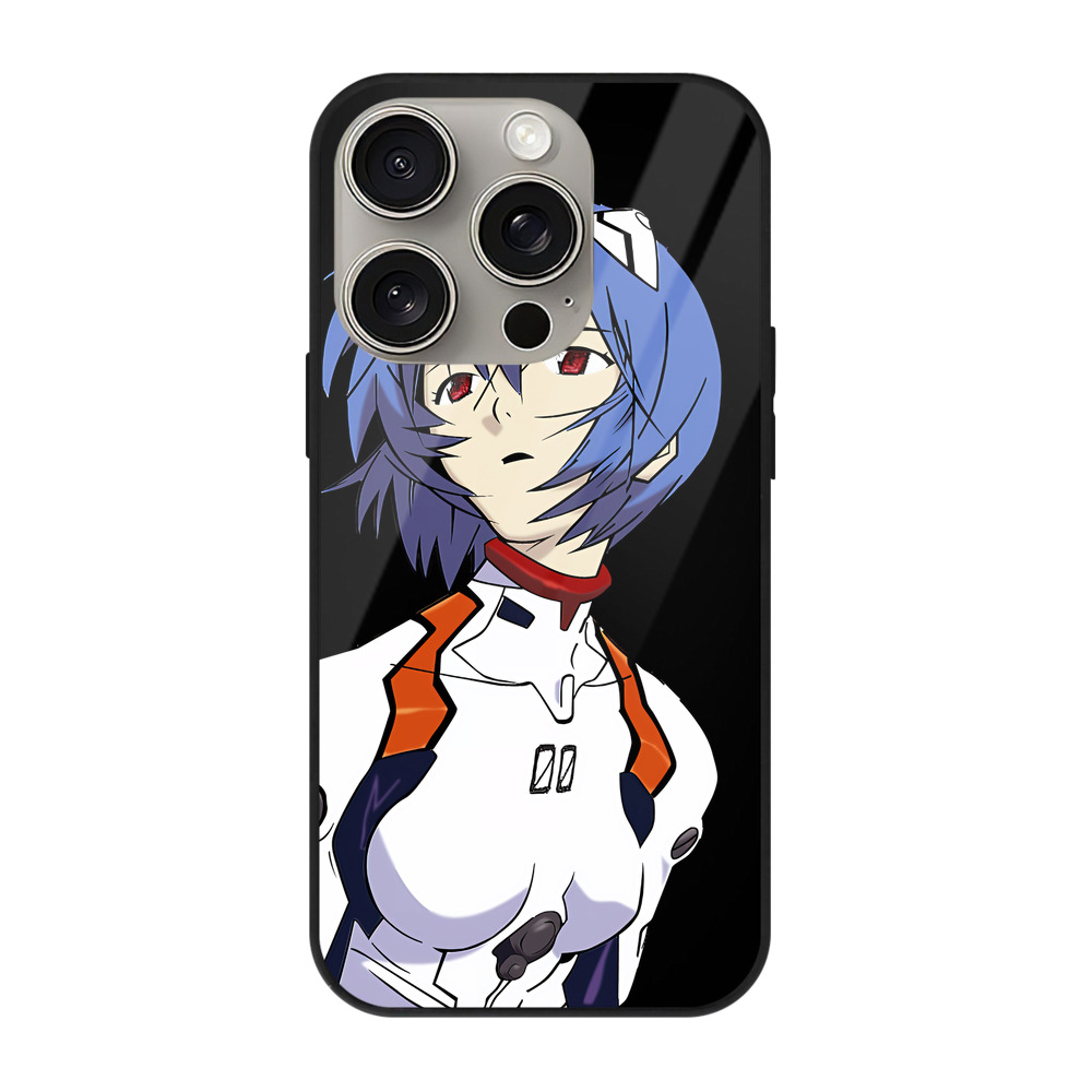 （画像用） EVA 新世紀エヴァンゲリオン 【iPhone15Pro対応】スマホケース 耐衝撃＆黄変防止 背面ガラス