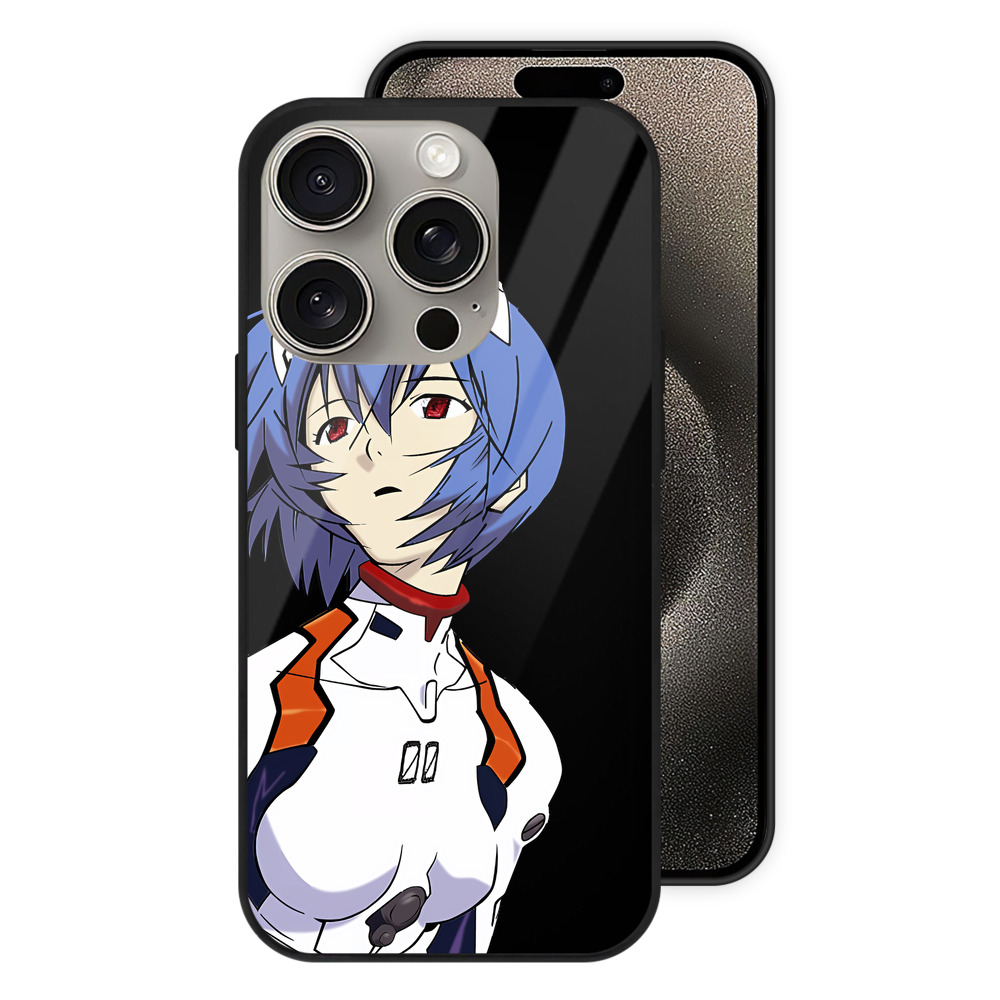 （画像用） EVA 新世紀エヴァンゲリオン 【iPhone15Pro対応】スマホケース 耐衝撃＆黄変防止 背面ガラス