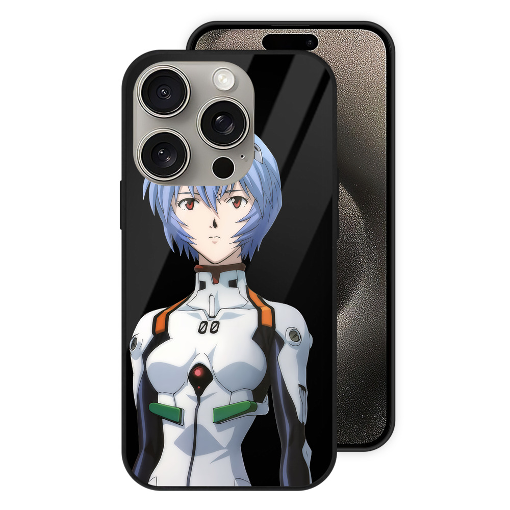 （画像用） EVA 新世紀エヴァンゲリオン 【iPhone15Pro対応】スマホケース 耐衝撃＆黄変防止 背面ガラス