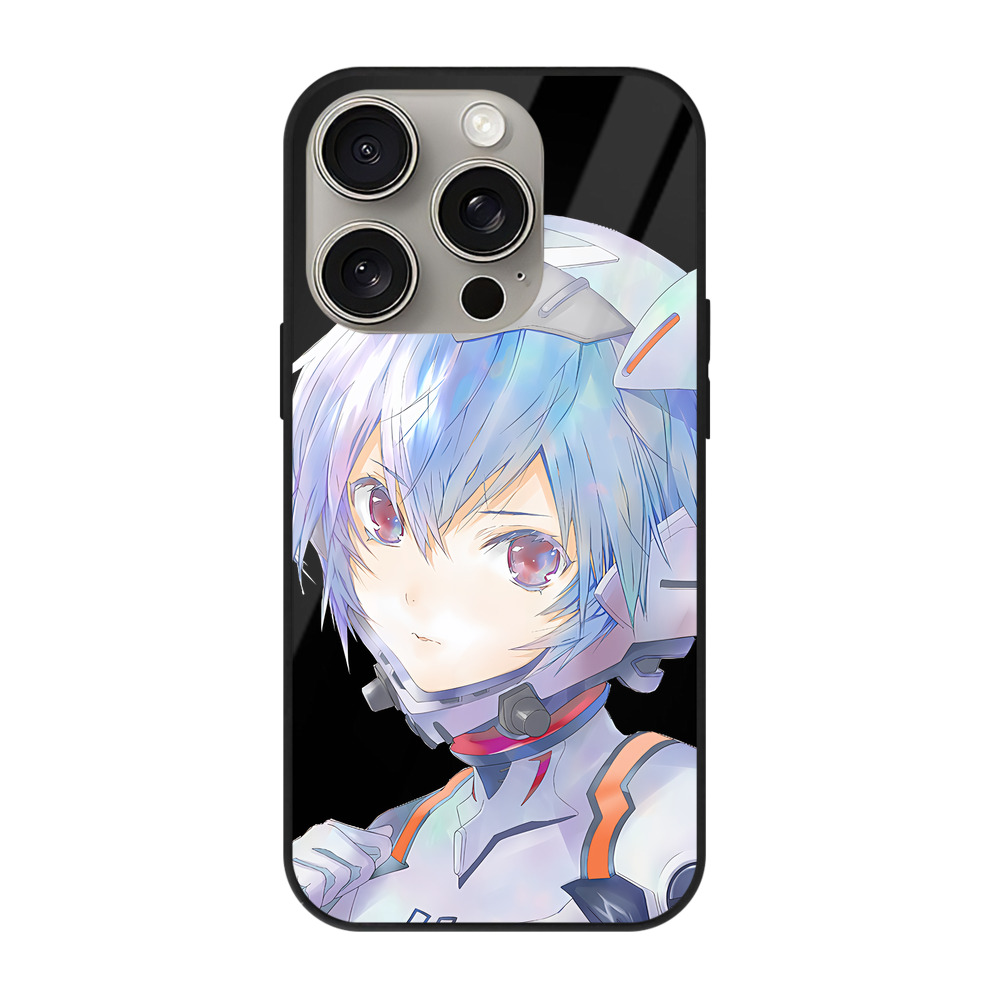 （画像用） EVA 新世紀エヴァンゲリオン 【iPhone15Pro対応】スマホケース 耐衝撃＆黄変防止 背面ガラス