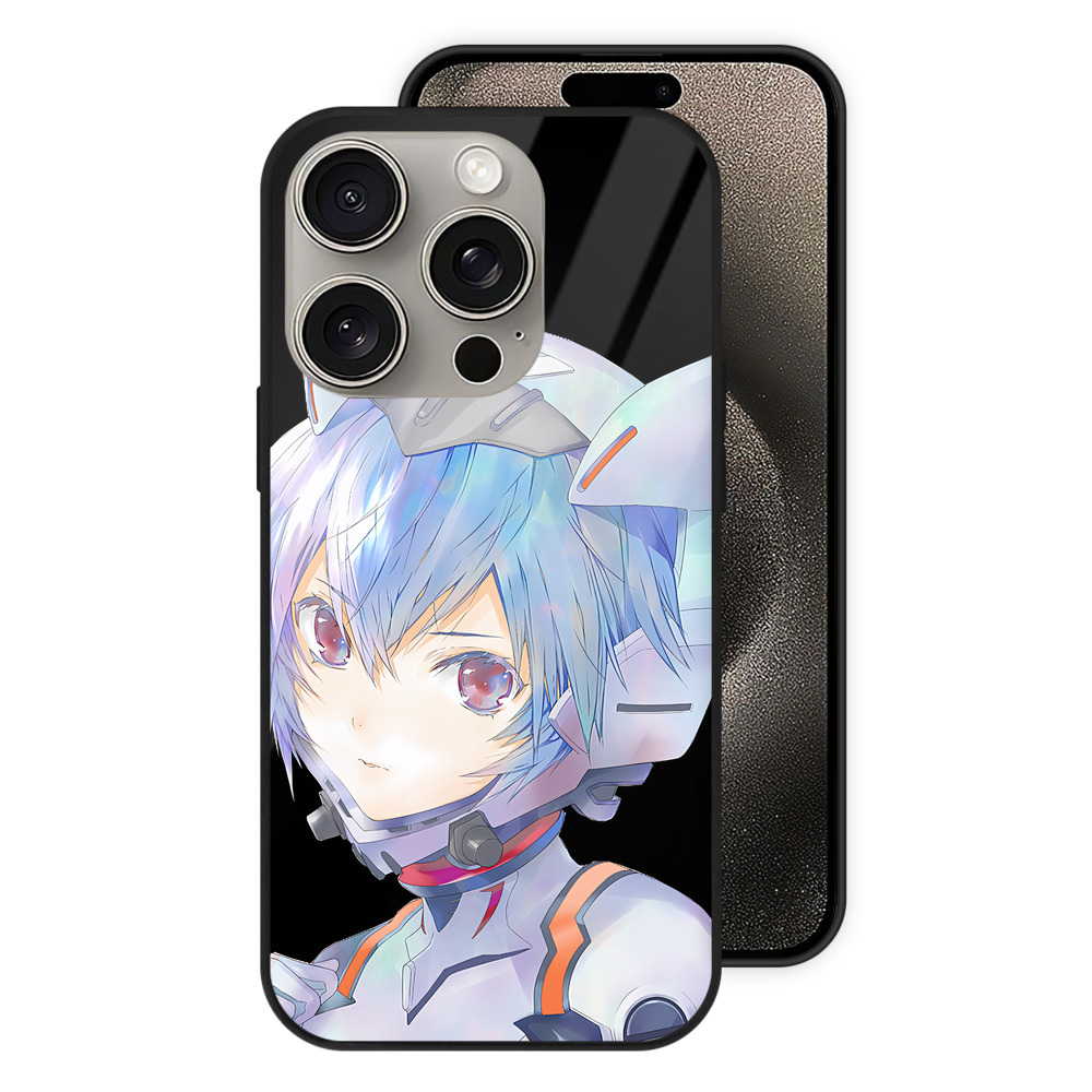 （画像用） EVA 新世紀エヴァンゲリオン 【iPhone15Pro対応】スマホケース 耐衝撃＆黄変防止 背面ガラス