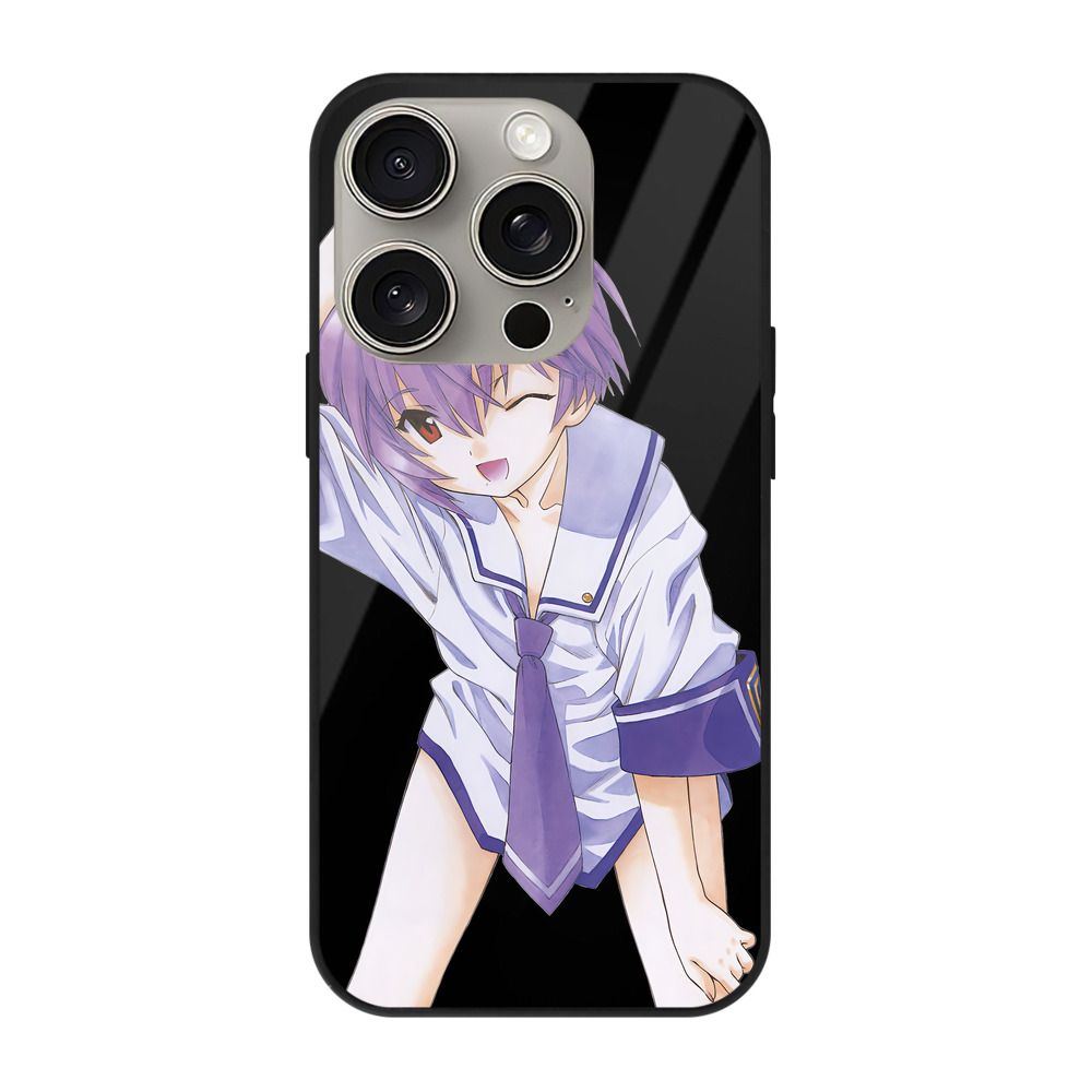 （画像用） EVA 新世紀エヴァンゲリオン 【iPhone15Pro対応】スマホケース 耐衝撃＆黄変防止 背面ガラス