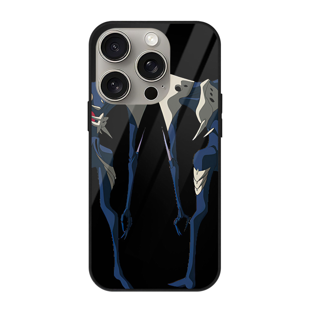 （画像用） EVA 新世紀エヴァンゲリオン 【iPhone15Pro対応】スマホケース 耐衝撃＆黄変防止 背面ガラス