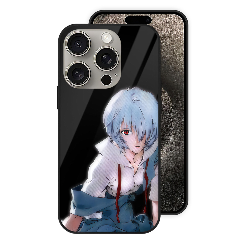 （画像用） EVA 新世紀エヴァンゲリオン 【iPhone15Pro対応】スマホケース 耐衝撃＆黄変防止 背面ガラス