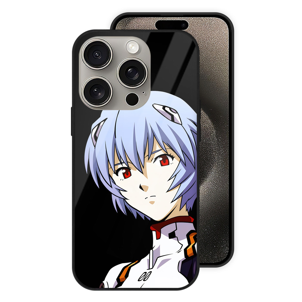 （画像用） EVA 新世紀エヴァンゲリオン 【iPhone15Pro対応】スマホケース 耐衝撃＆黄変防止 背面ガラス