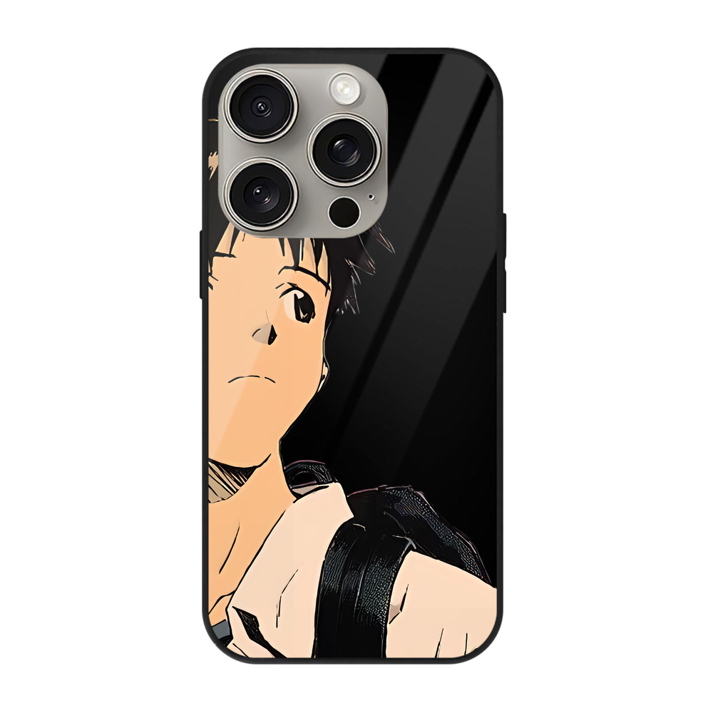 （画像用） EVA 新世紀エヴァンゲリオン 【iPhone15Pro対応】スマホケース 耐衝撃＆黄変防止 背面ガラス