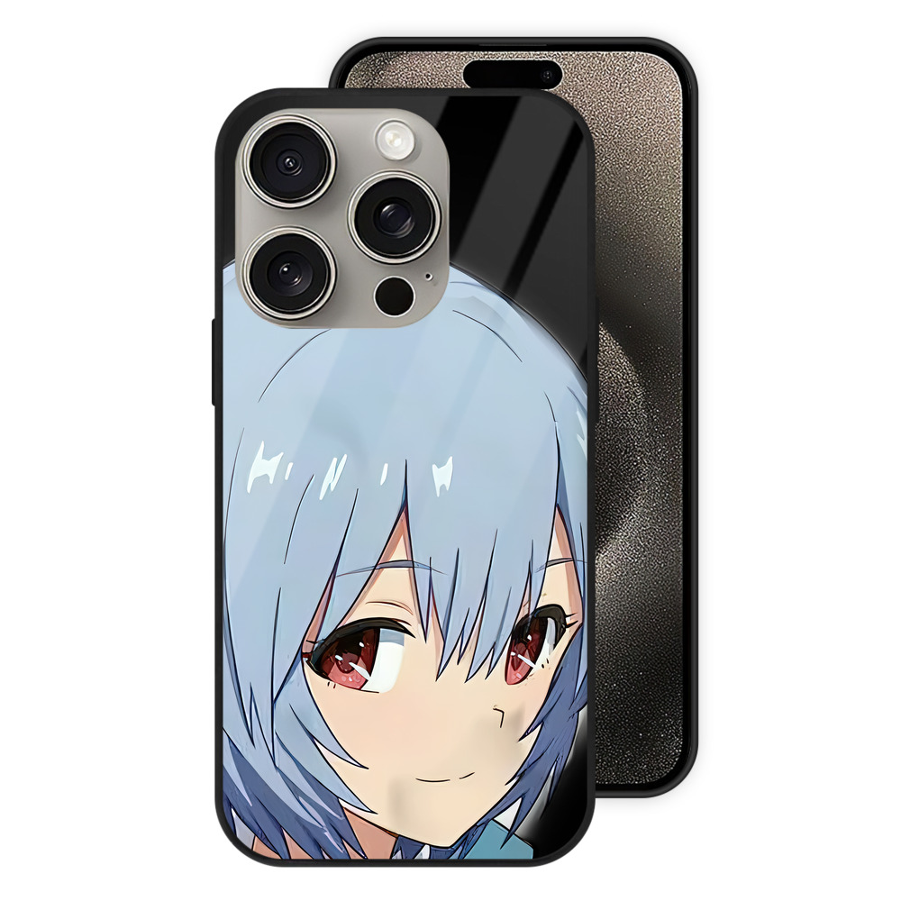 （画像用） EVA 新世紀エヴァンゲリオン 【iPhone15Pro対応】スマホケース 耐衝撃＆黄変防止 背面ガラス