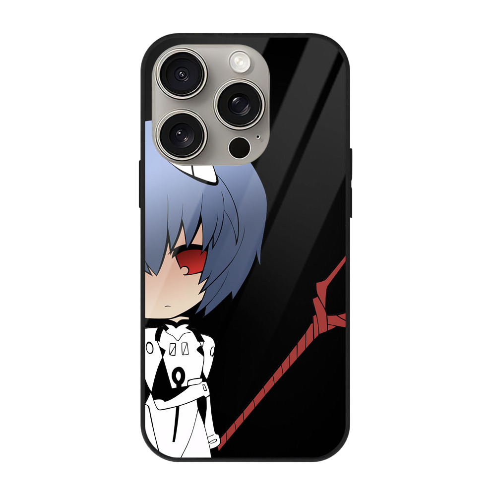 （画像用） EVA 新世紀エヴァンゲリオン 【iPhone15Pro対応】スマホケース 耐衝撃＆黄変防止 背面ガラス
