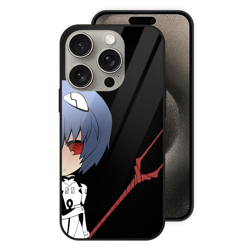 （画像用） EVA 新世紀エヴァンゲリオン 【iPhone15Pro対応】スマホケース 耐衝撃＆黄変防止 背面ガラス