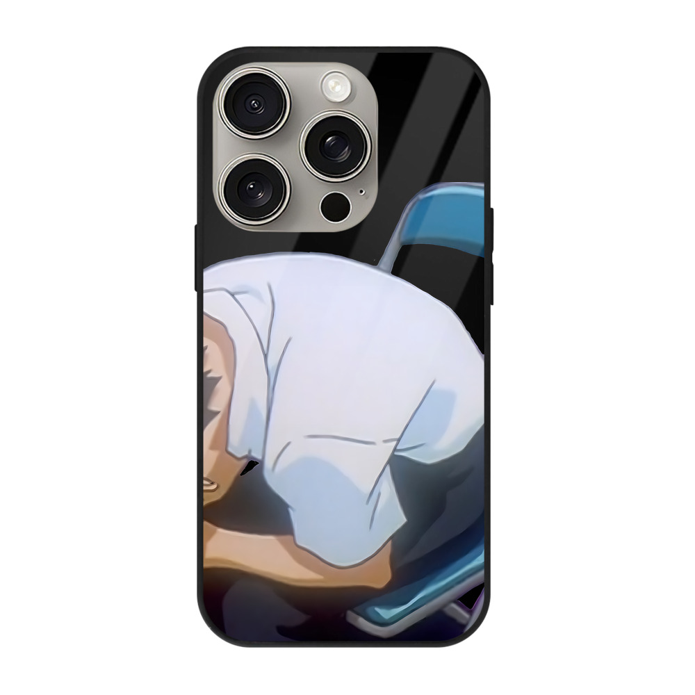 （画像用） EVA 新世紀エヴァンゲリオン 【iPhone15Pro対応】スマホケース 耐衝撃＆黄変防止 背面ガラス