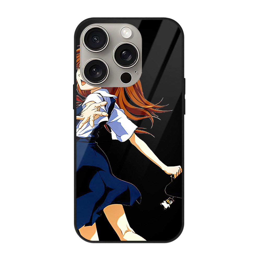 （画像用） EVA 新世紀エヴァンゲリオン 【iPhone15Pro対応】スマホケース 耐衝撃＆黄変防止 背面ガラス