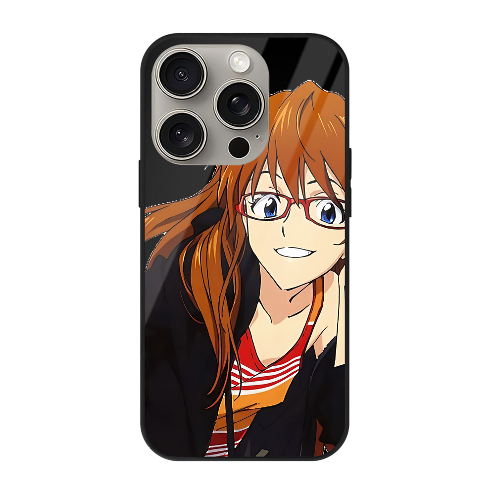 （画像用） EVA 新世紀エヴァンゲリオン 【iPhone15Pro対応】スマホケース 耐衝撃＆黄変防止 背面ガラス