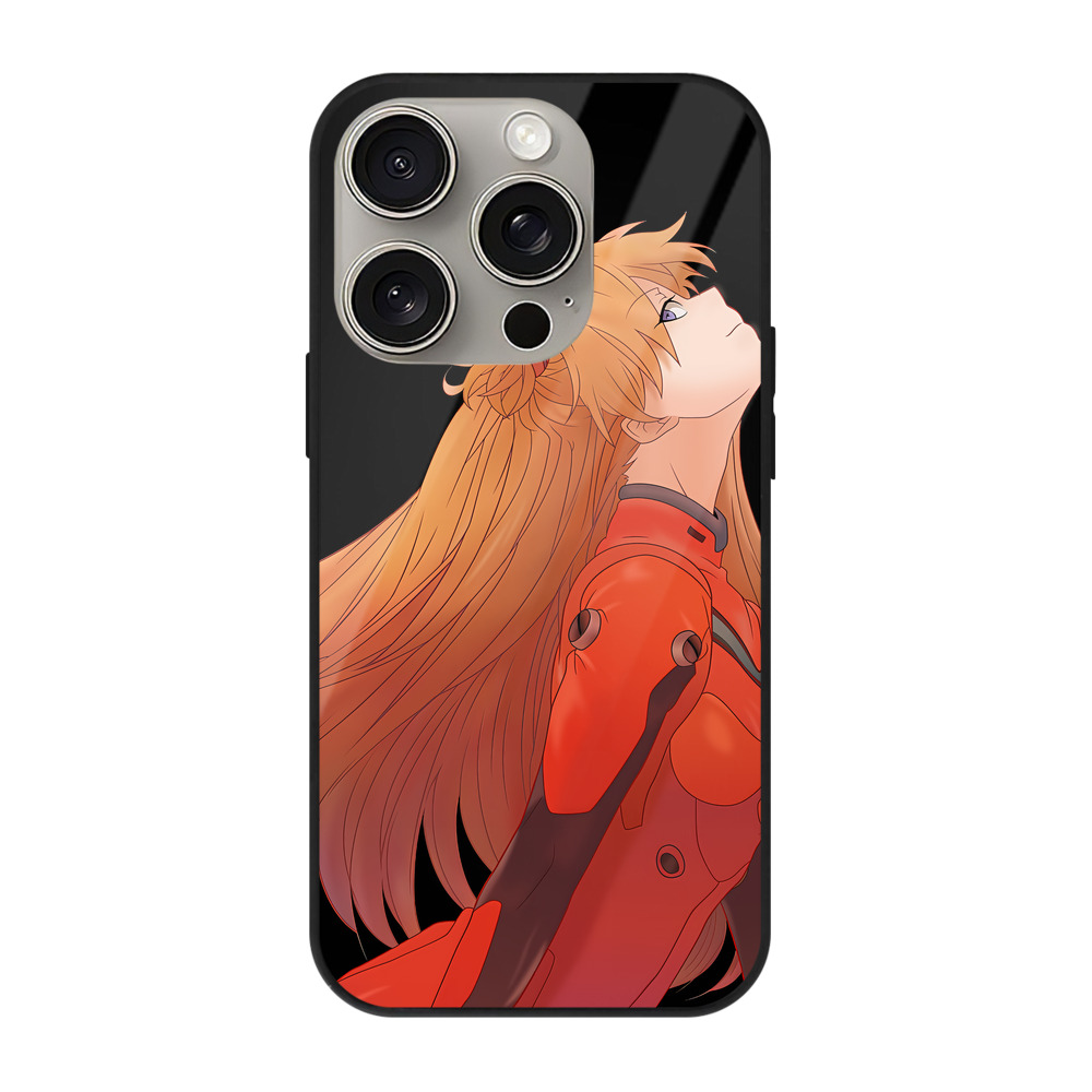 （画像用） EVA 新世紀エヴァンゲリオン 【iPhone15Pro対応】スマホケース 耐衝撃＆黄変防止 背面ガラス