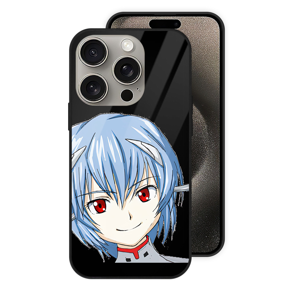 （画像用） EVA 新世紀エヴァンゲリオン 【iPhone15Pro対応】スマホケース 耐衝撃＆黄変防止 背面ガラス