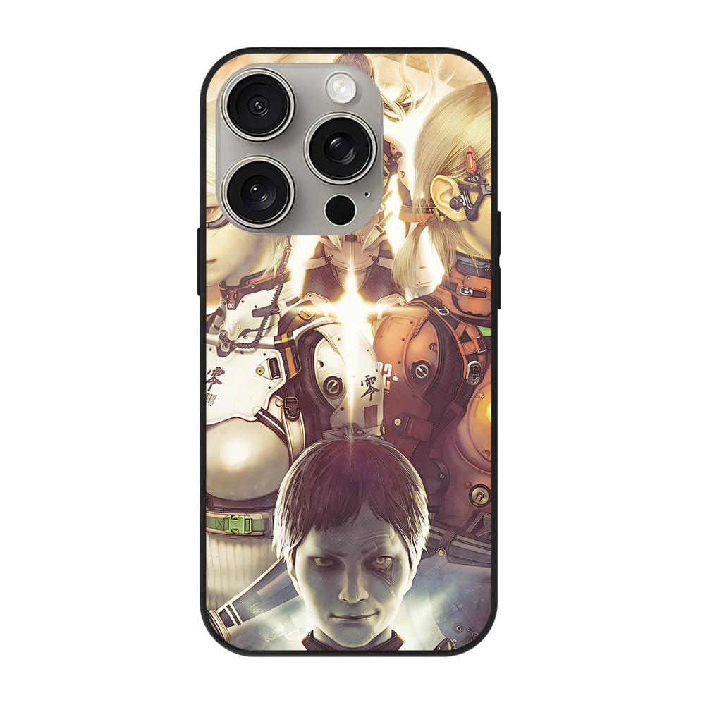 （画像用） EVA 新世紀エヴァンゲリオン 【iPhone15Pro対応】スマホケース 耐衝撃＆黄変防止 背面ガラス