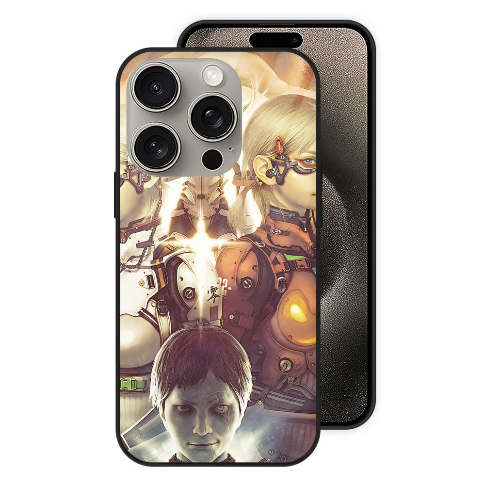 （画像用） EVA 新世紀エヴァンゲリオン 【iPhone15Pro対応】スマホケース 耐衝撃＆黄変防止 背面ガラス