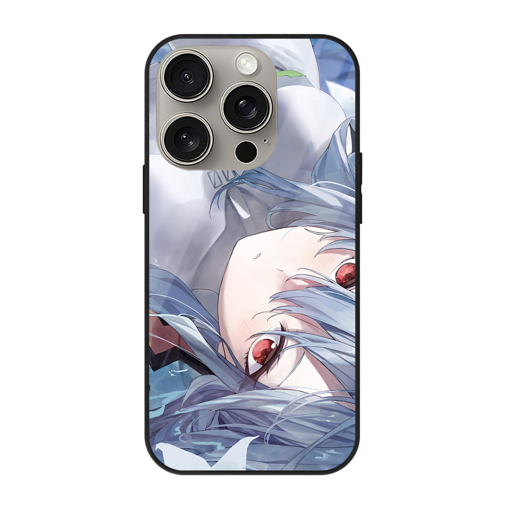 （画像用） EVA 新世紀エヴァンゲリオン 【iPhone15Pro対応】スマホケース 耐衝撃＆黄変防止 背面ガラス