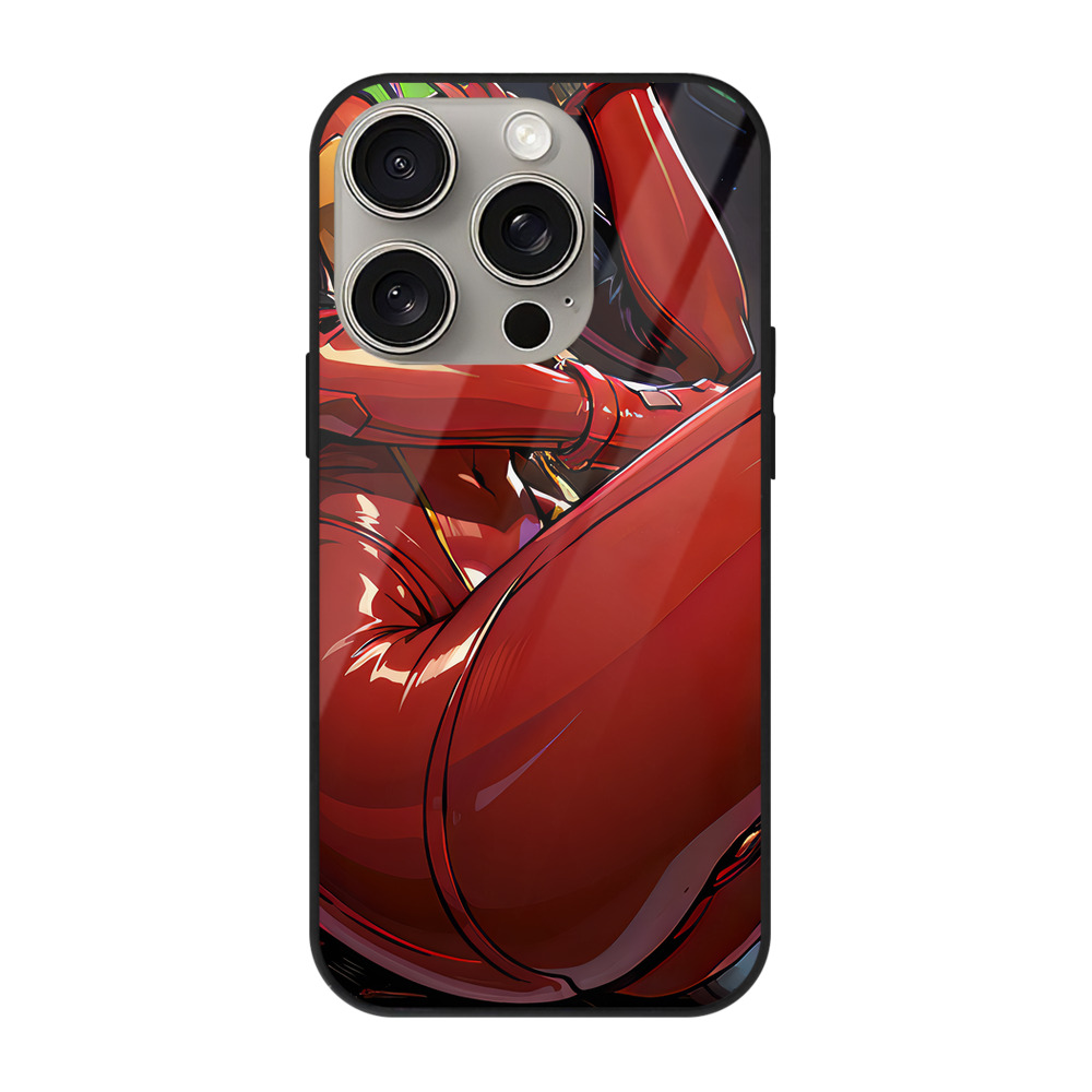 （画像用） EVA 新世紀エヴァンゲリオン 【iPhone15Pro対応】スマホケース 耐衝撃＆黄変防止 背面ガラス
