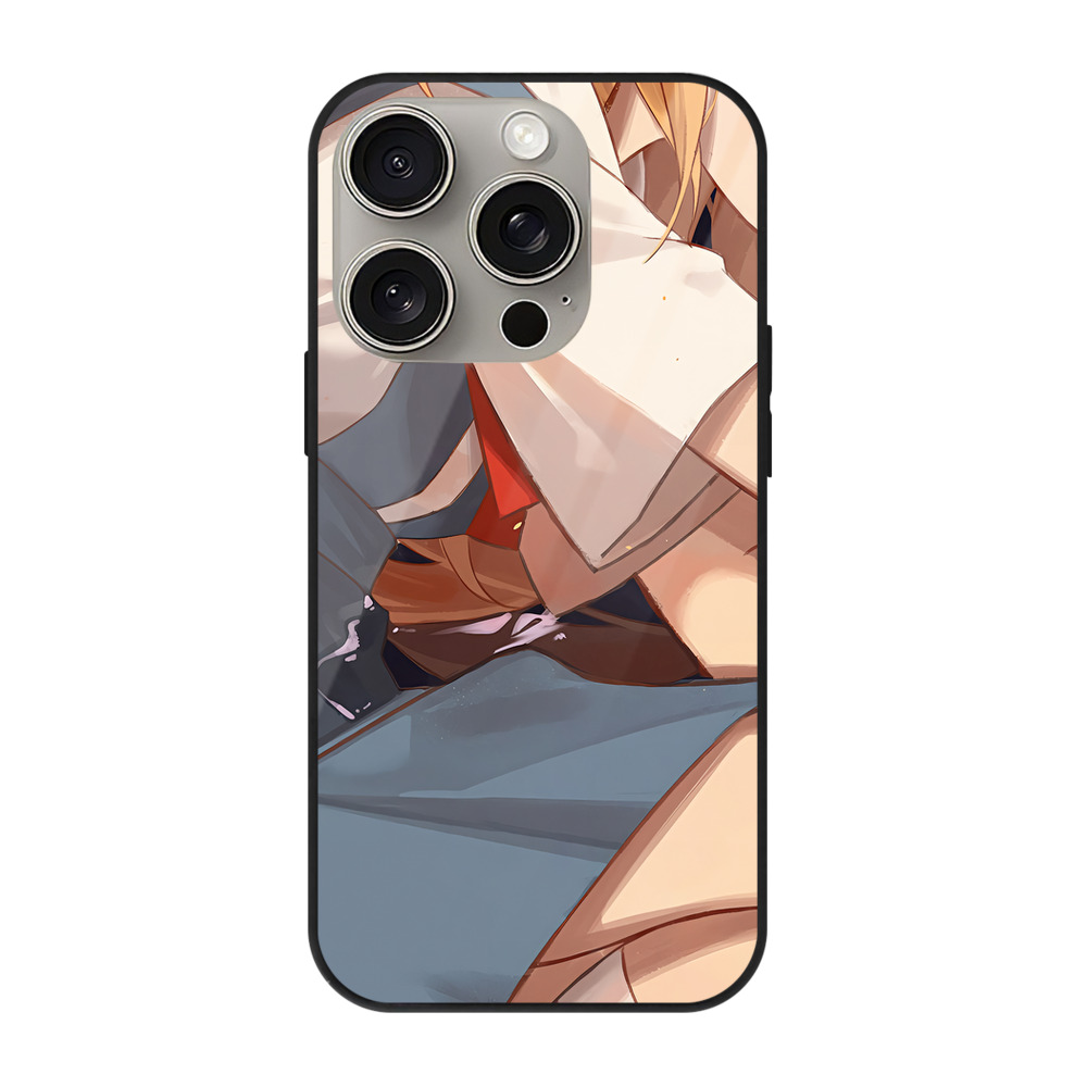 （画像用） EVA 新世紀エヴァンゲリオン 【iPhone15Pro対応】スマホケース 耐衝撃＆黄変防止 背面ガラス