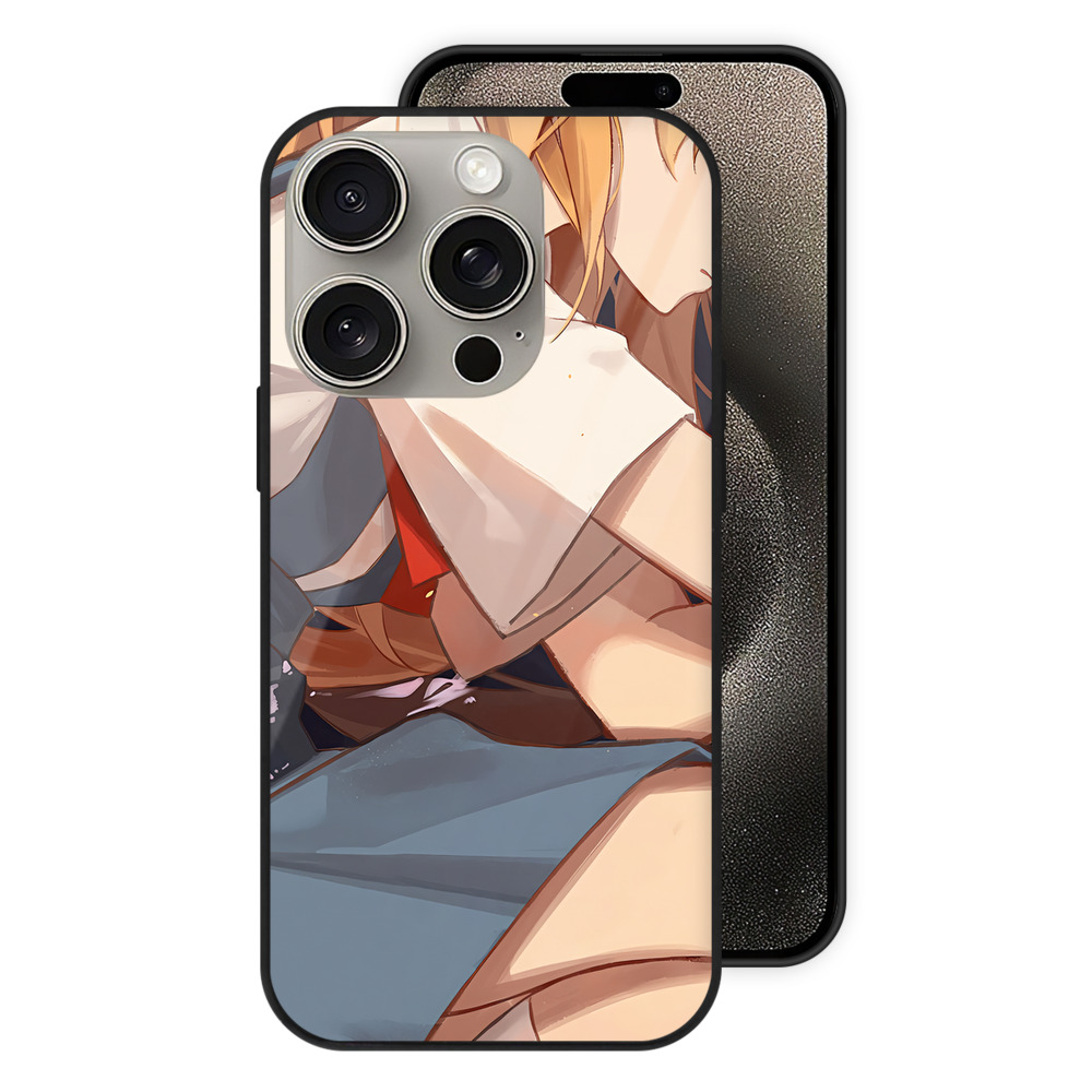 （画像用） EVA 新世紀エヴァンゲリオン 【iPhone15Pro対応】スマホケース 耐衝撃＆黄変防止 背面ガラス