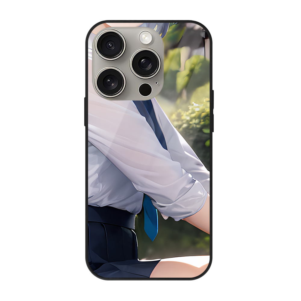 （画像用） EVA 新世紀エヴァンゲリオン 【iPhone15Pro対応】スマホケース 耐衝撃＆黄変防止 背面ガラス