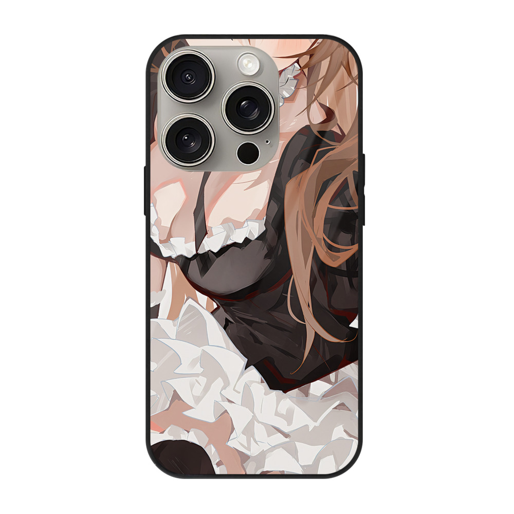 （画像用） EVA 新世紀エヴァンゲリオン 【iPhone15Pro対応】スマホケース 耐衝撃＆黄変防止 背面ガラス