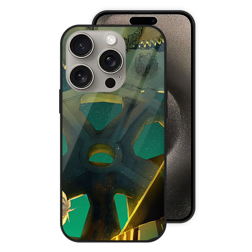 （画像用） EVA 新世紀エヴァンゲリオン 【iPhone15Pro対応】スマホケース 耐衝撃＆黄変防止 背面ガラス