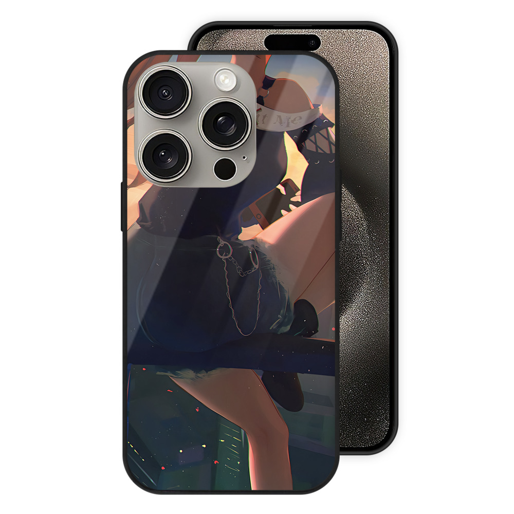 （画像用） EVA 新世紀エヴァンゲリオン 【iPhone15Pro対応】スマホケース 耐衝撃＆黄変防止 背面ガラス