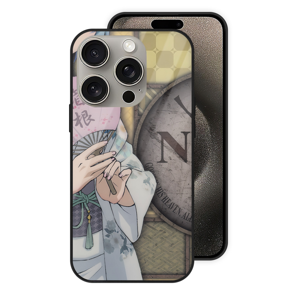 （画像用） EVA 新世紀エヴァンゲリオン 【iPhone15Pro対応】スマホケース 耐衝撃＆黄変防止 背面ガラス