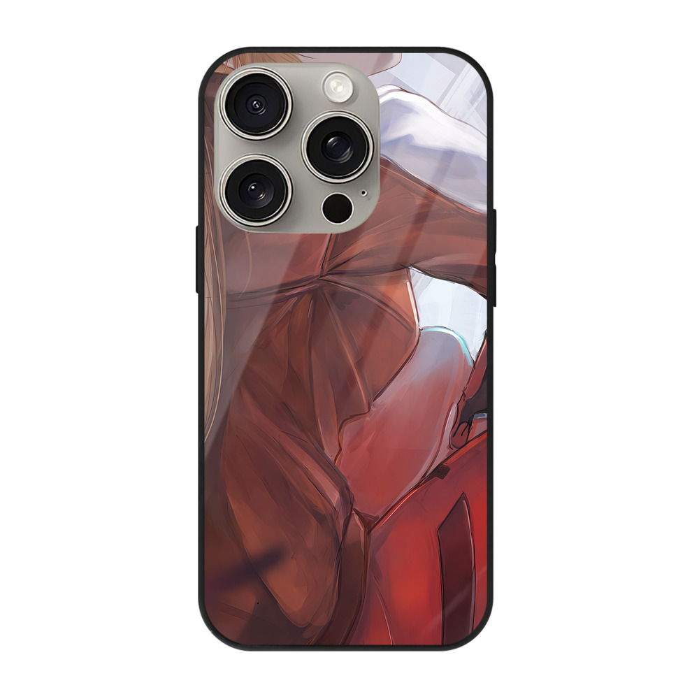 （画像用） EVA 新世紀エヴァンゲリオン 【iPhone15Pro対応】スマホケース 耐衝撃＆黄変防止 背面ガラス