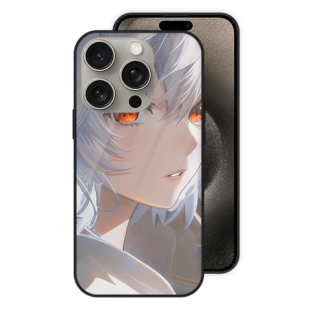（画像用） EVA 新世紀エヴァンゲリオン 【iPhone15Pro対応】スマホケース 耐衝撃＆黄変防止 背面ガラス