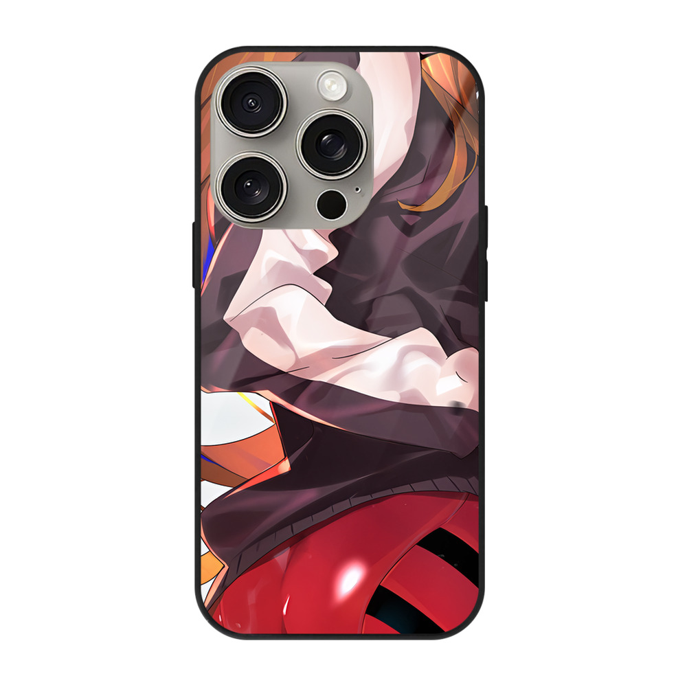 （画像用） EVA 新世紀エヴァンゲリオン 【iPhone15Pro対応】スマホケース 耐衝撃＆黄変防止 背面ガラス