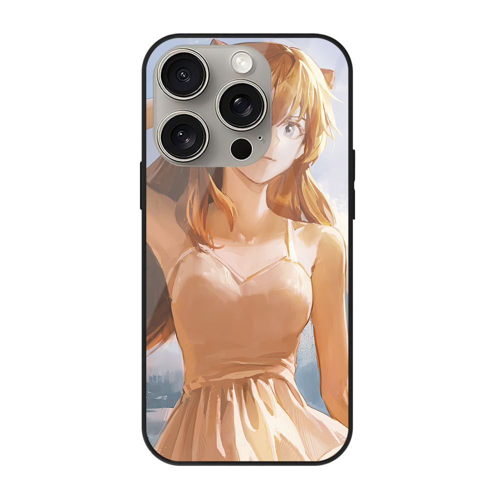（画像用） EVA 新世紀エヴァンゲリオン 【iPhone15Pro対応】スマホケース 耐衝撃＆黄変防止 背面ガラス