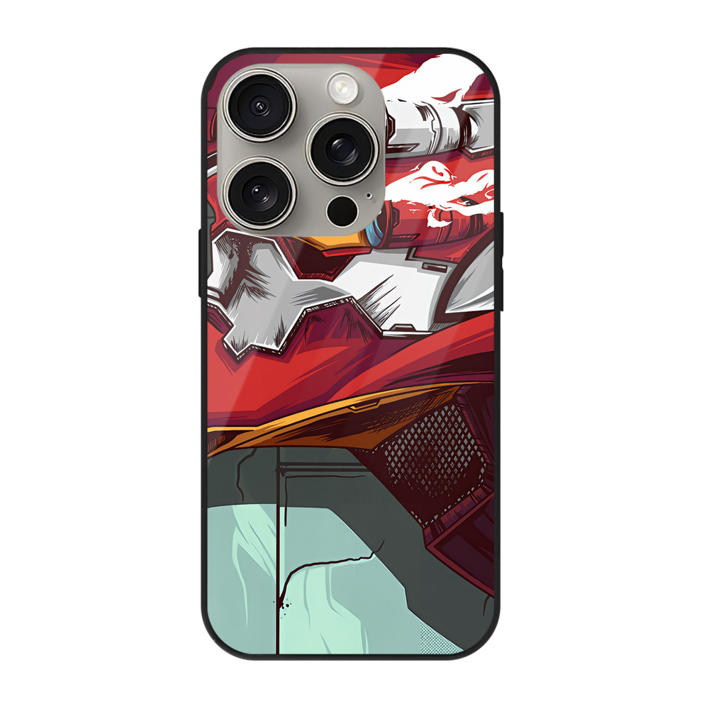 （画像用） EVA 新世紀エヴァンゲリオン 【iPhone15Pro対応】スマホケース 耐衝撃＆黄変防止 背面ガラス
