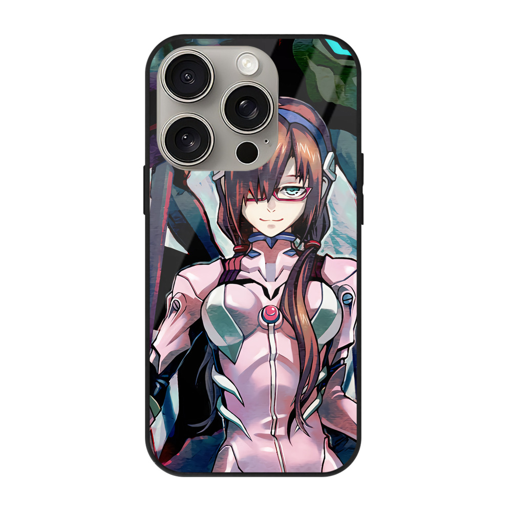 （画像用） EVA 新世紀エヴァンゲリオン 【iPhone15Pro対応】スマホケース 耐衝撃＆黄変防止 背面ガラス