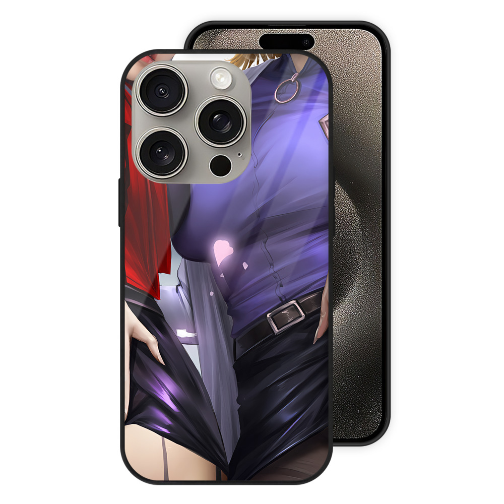 （画像用） EVA 新世紀エヴァンゲリオン 【iPhone15Pro対応】スマホケース 耐衝撃＆黄変防止 背面ガラス