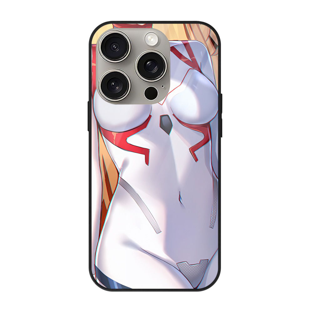 （画像用） EVA 新世紀エヴァンゲリオン 【iPhone15Pro対応】スマホケース 耐衝撃＆黄変防止 背面ガラス