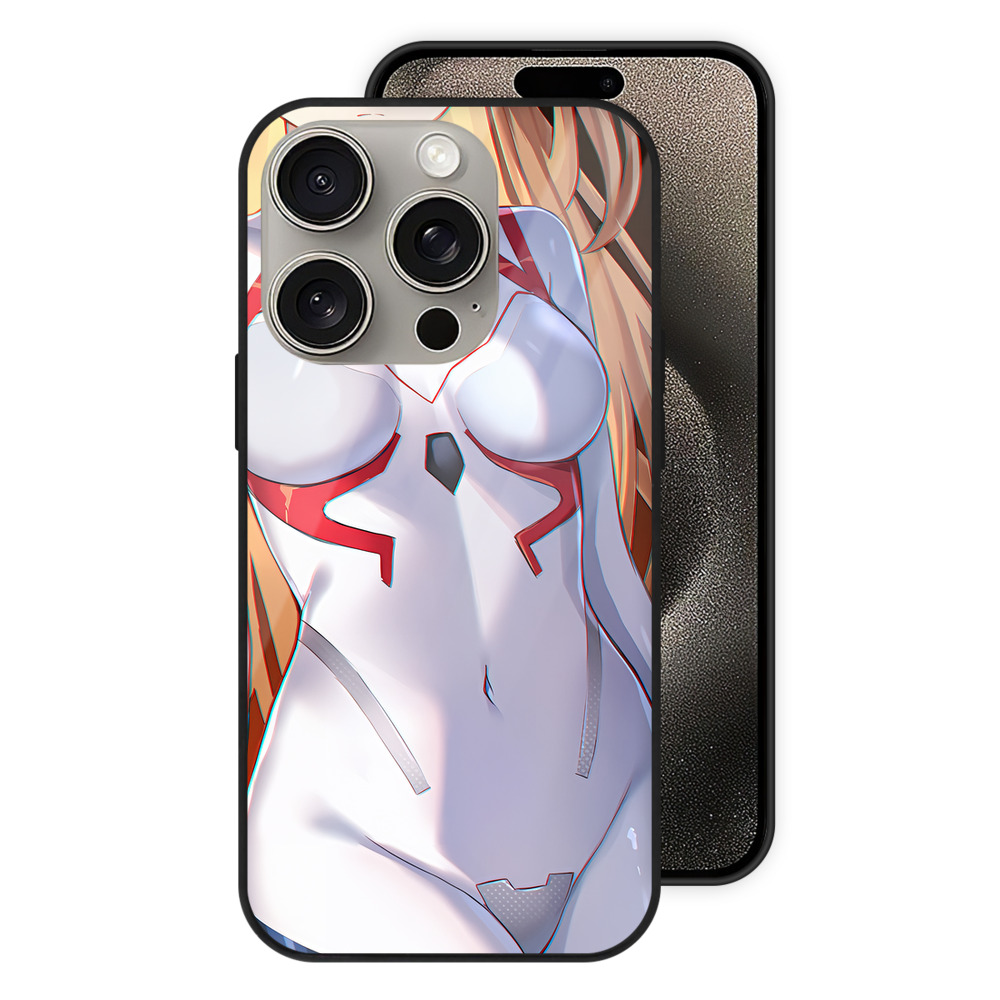 （画像用） EVA 新世紀エヴァンゲリオン 【iPhone15Pro対応】スマホケース 耐衝撃＆黄変防止 背面ガラス