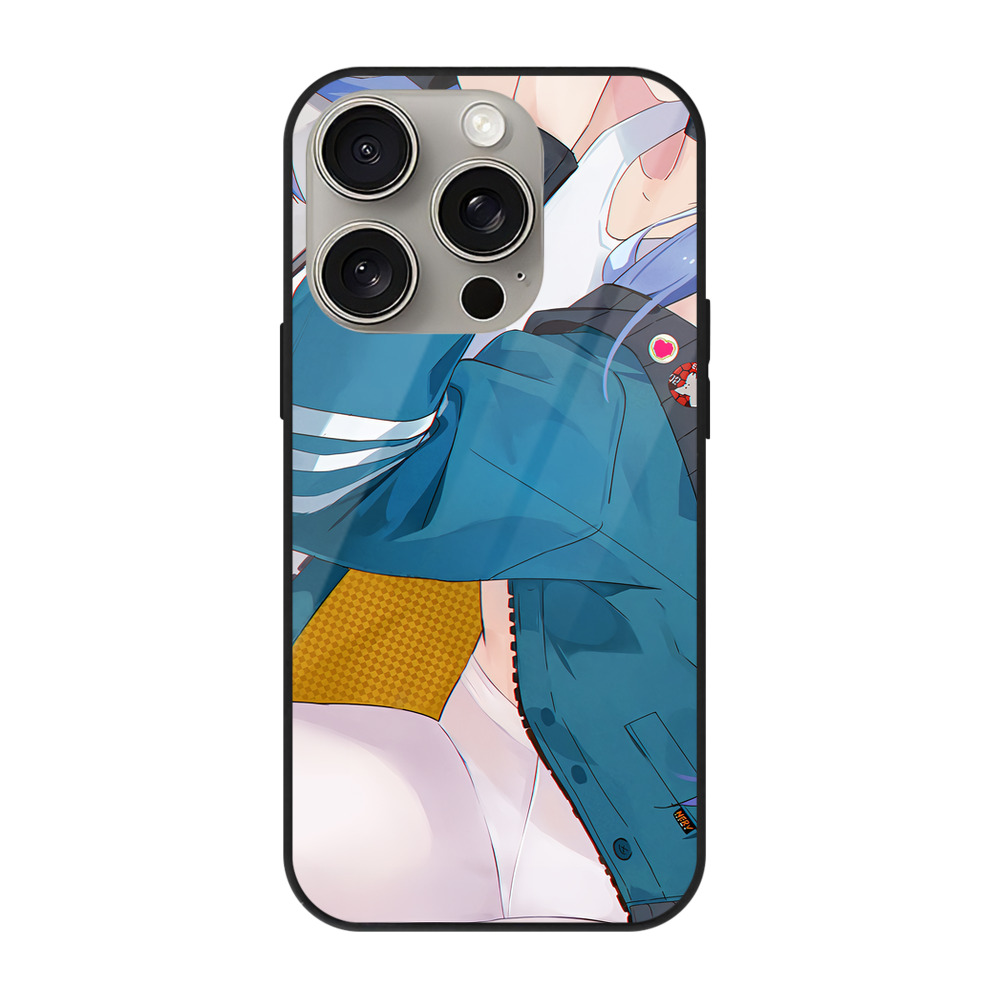 （画像用） EVA 新世紀エヴァンゲリオン 【iPhone15Pro対応】スマホケース 耐衝撃＆黄変防止 背面ガラス