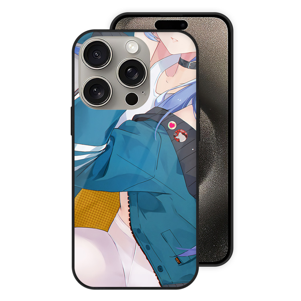 （画像用） EVA 新世紀エヴァンゲリオン 【iPhone15Pro対応】スマホケース 耐衝撃＆黄変防止 背面ガラス