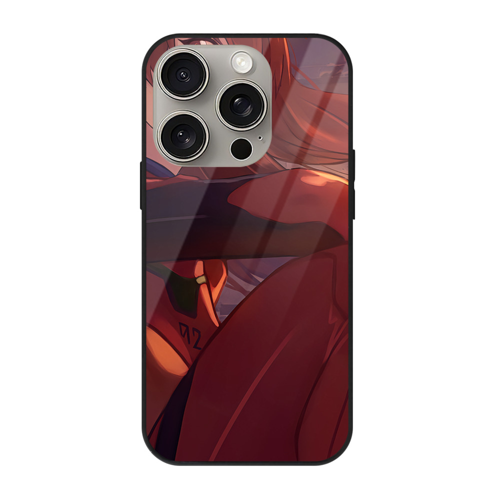 （画像用） EVA 新世紀エヴァンゲリオン 【iPhone15Pro対応】スマホケース 耐衝撃＆黄変防止 背面ガラス